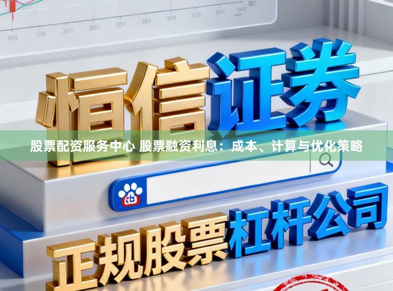 股票配资服务中心 股票融资利息：成本、计算与优化策略